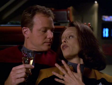 star trek voyager b'elanna|tom and b'elanna wedding.